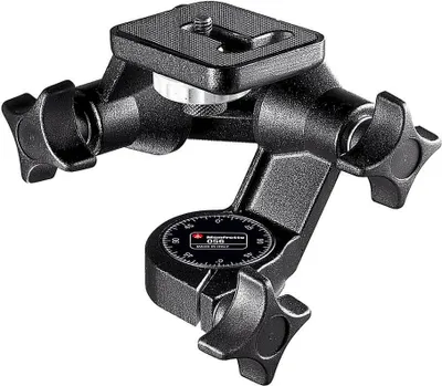 Immagine prodotto di Testa per fotocamera Manfrotto 3D Junior Testa per treppiede in alluminio nero
