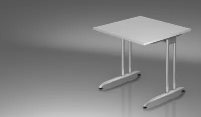 Produktbild von Schreibtisch lichtgrau 800x800 mm