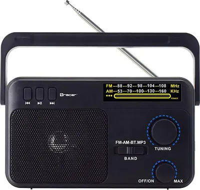 Produktbild von Retro Radio GTX100 mit FM/MW-Empfang, Bluetooth und MP3-Wiedergabe über USB/TF