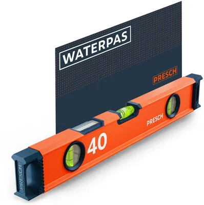 Produktbild von Wasserwaage, 40 cm lang, mit präziser Libelle