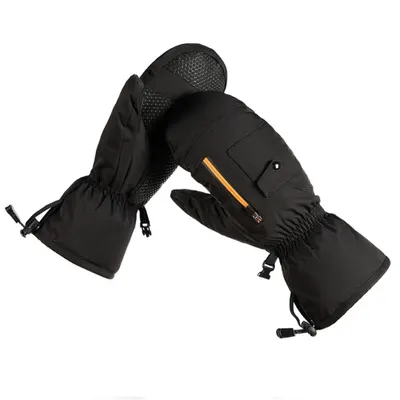 Produktbild von Skihandschuhe, Winterhandschuhe Herren Warm handschuhe Damen Snowboardhandschuhe Winter Handschuhe(Herren schwarz)