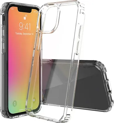 Produktbild von Mobigear Crystal – Transparente Schutzhülle für das iPhone 13 Mini, Hartschale, Rückseite – Transparent