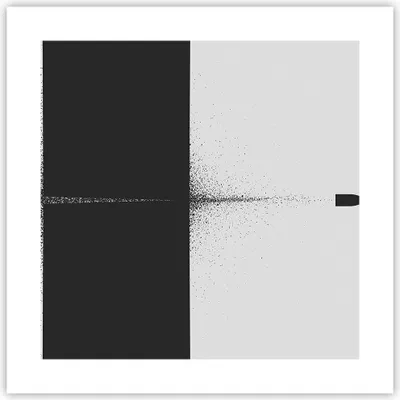 Produktbild von Poster - Poster ohne Rahmen - Kugel Schwarzweiß Modern - 40x40 cm - Wand Bild - Wanddeko - Wandbilder - Kunstposter - Wandposter - Bilder - Kunstdruck - Wanddekoration - Wandbild - P2XAC40x40-4492