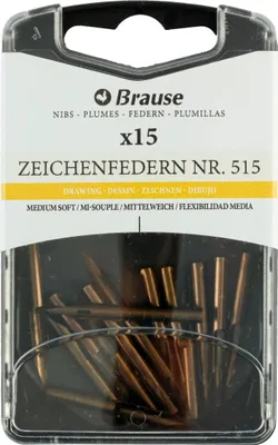 Produktbild von Brause Schachtel mit 15 Rohrfedern (515B) 150515B