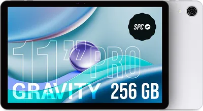 SPC Gravity Pro - 11-Zoll-Tablet mit entspiegeltem Matte View FHD, 256GB, 6GB RAM, 4G-Verbindung, Octa-Core, Android 14 und 18W Schnellladung