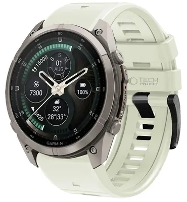 Obrázok produktu pre TECH-PROTECT silikónový remienok pre hodinky Garmin Fenix 5 / 6 / 6 PRO / 7 / 8 / 8 PRO / E / 9 / 9 PRO (51 mm), sivý