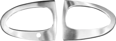 Image de Poignée de porte chromée pour Smart ForTwo 2007-2015 Brossé argent 2pcs