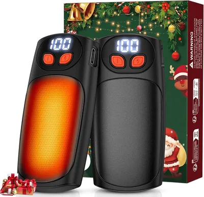 Productafbeelding van Elektrische handwarmers - Set van 2 - USB-C - LED-display - 5 warmtestanden
