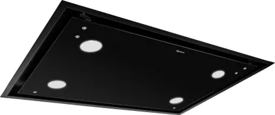 Produktbild von KAUFMANN Deckenhaube Tegmento 90 BL, Dunstabzugshaube 90 cm, 850m³/ h/ Schwarz Glas/ Ab-Umluft