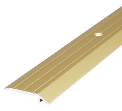 Produktbild von Dalsys Übergangsprofil höhenausgleich 3,5mm 90cm x 30mm zum Schrauben inkl. Befestigungsmaterial, aus Aluminium, Gold