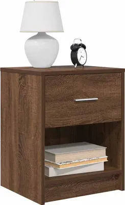 Obrázok produktu pre vidaXL Nočné stolíky 2 ks so zásuvkou dubový vzhľad 40x34x50 cm