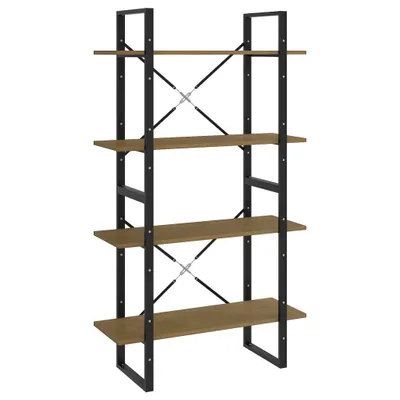 Immagine prodotto di Libreria a 4 Ripiani 80x30x140 cm in Legno Massello di Pino