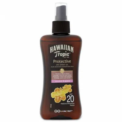 Obrázek produktu pro Hawaiian Tropic Protect Dry Spry Oil SPF 20 200ml