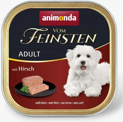 Produktbild von animonda Vom Feinsten with deer, Adult, Hirsch, 150 g, Ohne Soja