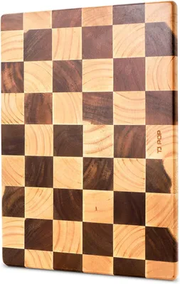Produktbild von Schneidebrett 37 x 26 x 2 cm, Akazienholz, für Fleisch und Gemüse