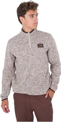 Produktbild von Hurley Mesa Ridgeline Halbzippullover Beige M Mann Beige M