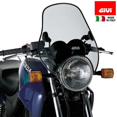 Obrázek produktu pro Čelní sklo GiVi Airstar tónované, výška 377 mm šířka 440 mm