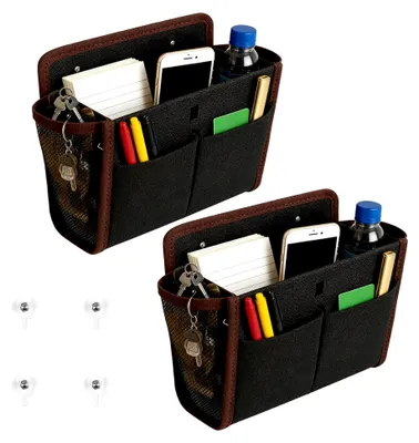 Produktbild von Wohnmobil Organizer 2 Stück, Faltbarer Hängeorganizer ohne Bohren, Aufbewahrung für Küche, Bad und Tür, Camping Zubehör