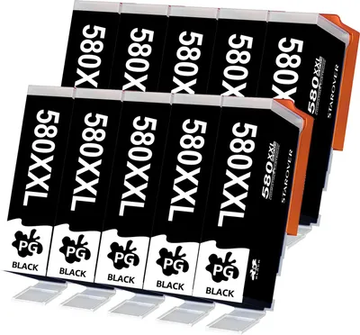 Produktbild von XXL Patronen Kompatibel für CANON PGI-580 Pixma TS705 6150 6350 9550 TR7550 8550