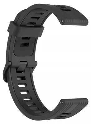 Zdjęcie produktu dla Techsuit 22mm (W002) pasek Huawei Watch GT 2 mm) Xiaomi Watch S1 - czarny