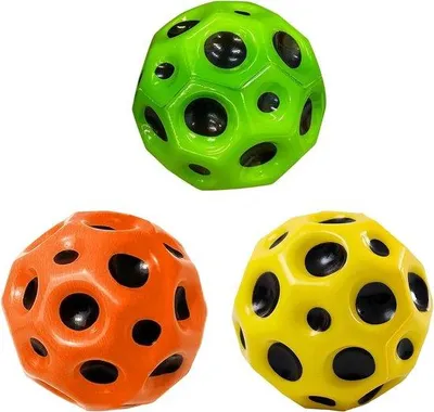 Immagine prodotto di Set di palline da gioco in gomma per bambini, 3 pezzi, colore luna