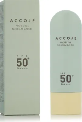 Zdjęcie produktu dla ACCOJE Protective No Sebum SPF 50+/PA++++ Sun Gel 50 ml