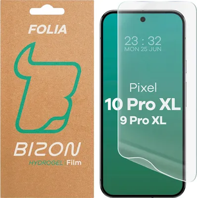 Produktbild von Hydrogel Folie für den Bildschirm für Google Pixel 10 Pro XL / 9 Pro XL, Bizon Glass Hydrogel Front, 1 Stück
