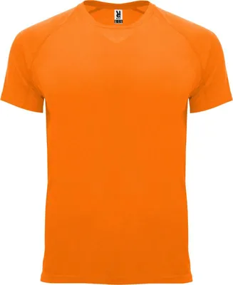 Imagen del producto de Roly - Camiseta para niños "Bahrain" - Modelo deportivo PF4264 (128) (Naranja fluorescente)