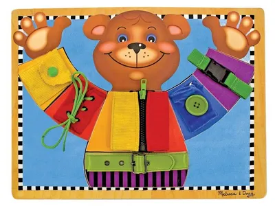 Productafbeelding van Melissa & Doug basisinstructie aankleden