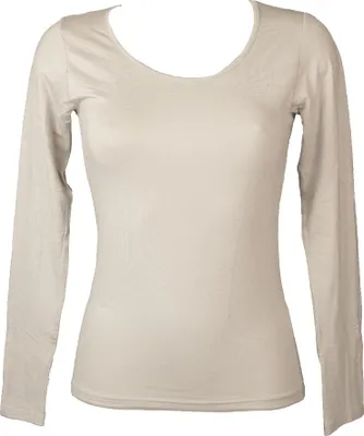 Immagine prodotto di Maglietta t-shirt girocollo donna manica lunga calda viscosa RAGNO articolo 076629, 6-SESTA (EU XL - F 5 - USA L - GB 38), Viscosa 94%,Spandex 6%