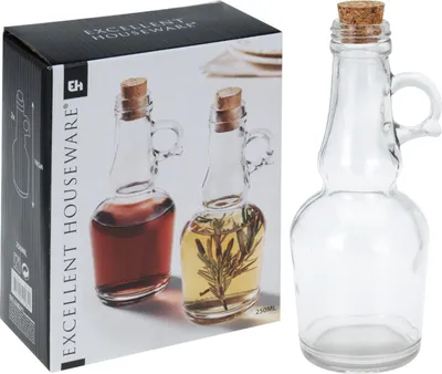 Produktbild von Glasflasche für Öl und Essig 2 Stück