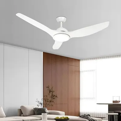 Image de Ventilateur de plafond Braytron avec éclairage LED 24 W + 35 W, blanc