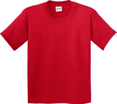 Produktbild von Gildan Kinder T-Shirt mit Rundhalsausschnitt, kurzärmlig BC485 (M) (Rot)