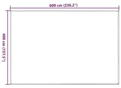 Immagine prodotto di Tappeto per tenda, resistente alle intemperie, tappeto per veranda, tappeto da campeggio, tappeto da esterno, 400x600 cm, blu, in HDPE