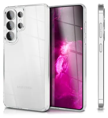 Obrázok produktu pre NALIA Priehľadné puzdro pre Samsung Galaxy S26 Ultra – proti zožltnutiu a odolné proti nárazom – zadná strana so skleneným vzhľadom – značka z Berlína
