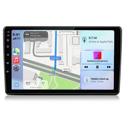 Obrázok produktu pre 9-palcový bezdrôtový CarPlay 4GB+64GB pre Citroën Berlingo 2008–2019 Androidom autorádio GPS Navigáciou,  Wi-Fi, Bluetooth, SWC, RDS, 2DIN, USB