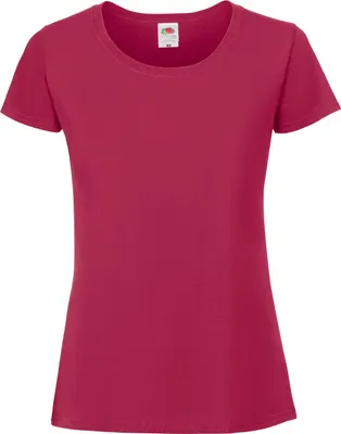 Image de Fruit of the Loom - T-shirt « Iconic 190 » pour femmes LT6250 (S) (Cranberry)
