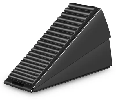 Zdjęcie produktu dla Antypoślizgowy gumowy zatrzymyacz drzwi - 12 x 8 x 4 cm, idealny do użytku w domu i biurze