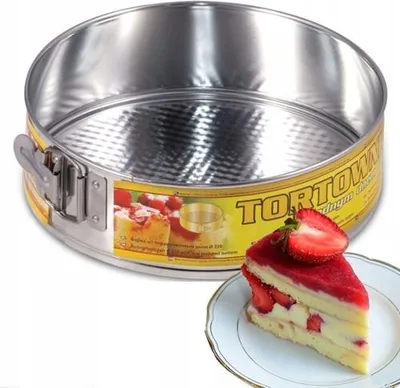 Obrázek produktu pro Pečicí forma, kulatá forma na pečení, 20 cm, odnímatelné dno, POLSKO
