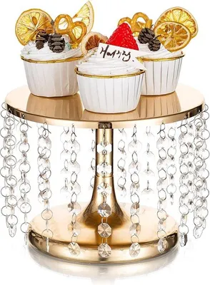 Produktbild von Famanu Tortenständer Set - Gold, elegant und stabil