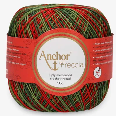 Zdjęcie produktu dla Anchor Freccia Multicolour 12 | Cienka przędza szydełkowa, 100% bawełna, do koronek (kolor 09454)