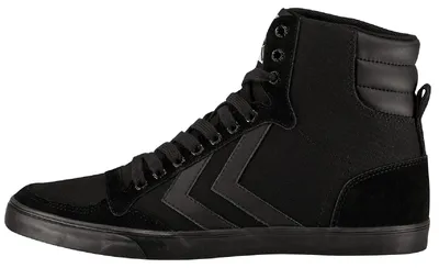 Produktbild von Hummel Slimmer Stadil Tonal High All Black Indoor Sneaker Schuhe schwarz 064465-2001, Schuhgröße:41 EU