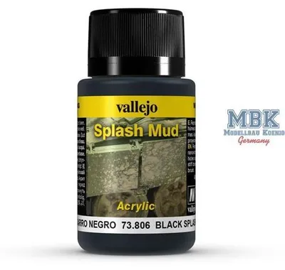 Productafbeelding van Vallejo 73.806, Zwart, Acrylverf, 40 ml, 1 stuk