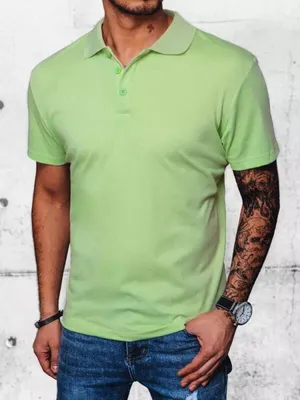 Produktbild von Dstreet Herren-T-Shirt mit Kragen Kechok grün M