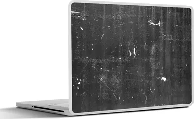 Produktbild von MuchoWow® Laptop Aufkleber Sticker Cover Beton - Schwarz - Weiß 32.5x23.5 cm - Sticker für Laptop - Selbstklebend
