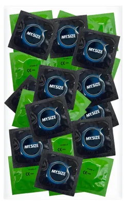 Immagine prodotto di MY.SIZE preservativi 47 mm, 50 Pezzi in sacchetto – preservativi per uomini, vestibilità stretta