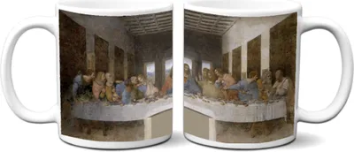 Produktbild von Da Vinci Keramikbecher 300ml Letztes Abendmahl