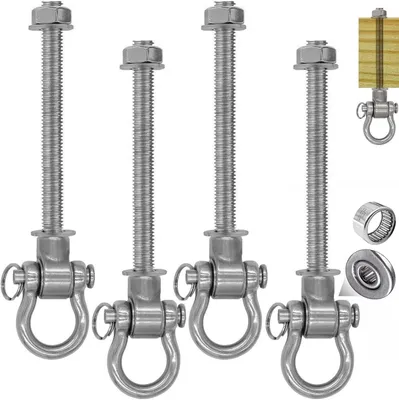 Produktbild von Schaukelaufhängung 4-teilig, Deckenhalterung M10, Edelstahl, für Hängesessel