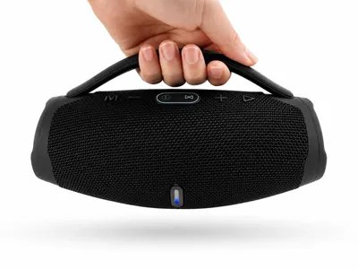 Produktbild von Mini Bluetooth LED BoomBox10 mit LED Farblichtern, 10W Stereo, USB, AUX, microSD