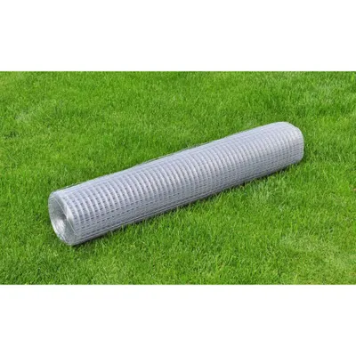 Image de Vidaxl -Hühnerdraht 25x1 m galvanisé Stahl silberfarben